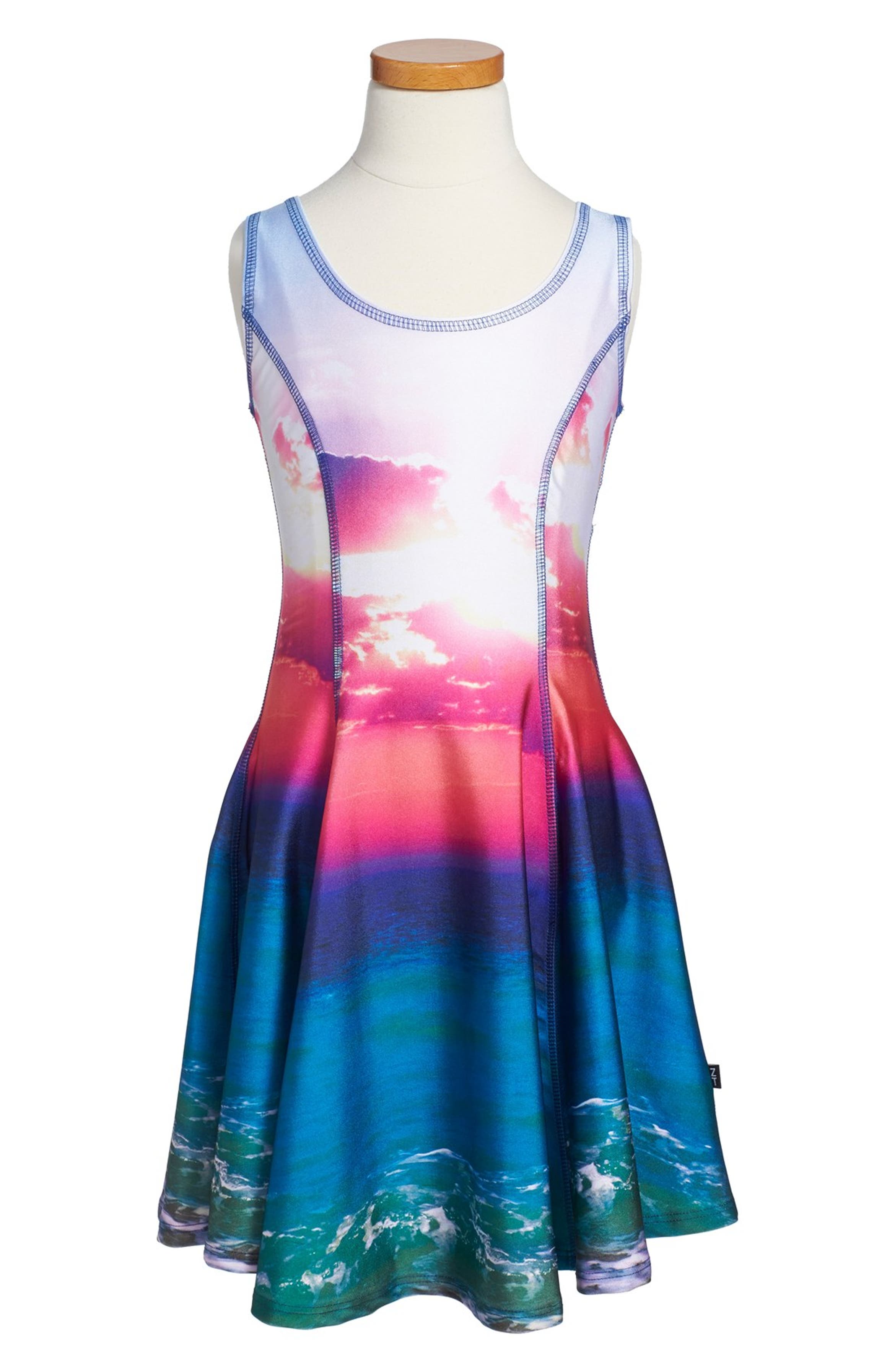 Terez 'Sunset' Skater Dress (Big Girls) | Nordstrom