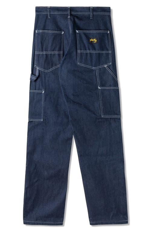 Shop Stan Ray Baggy Straight Leg Painter Pants In Denim