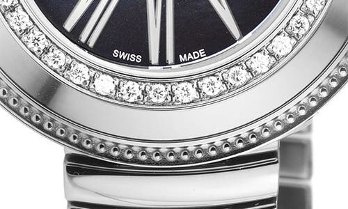 Gevril Gandria Diamond Bracelet Watch, 36mm In Silver
