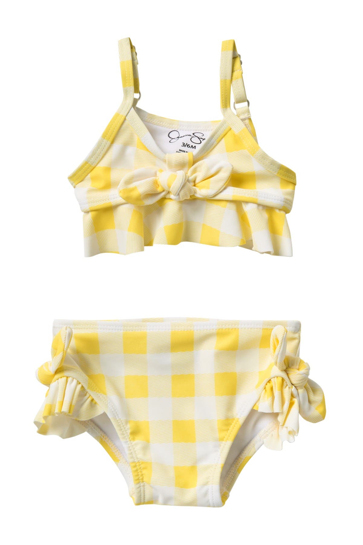 jessica simpson yellow swimsuit