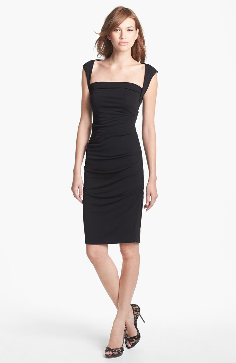 Nicole Miller Ruched Jersey Pencil Dress | Nordstrom