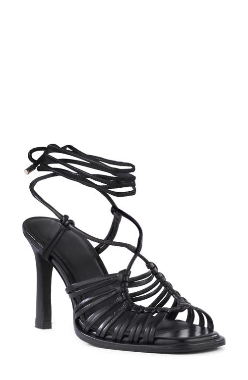 Seychelles Te Amo Ankle Wrap Sandal Black at Nordstrom,