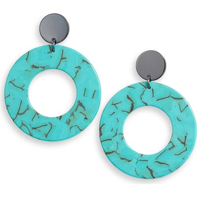 Lele Sadoughi Circle Hoop Earrings