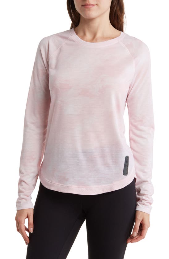 Under Armour Run Anywhere Streaker Long Sleeve Top In Prime Pink