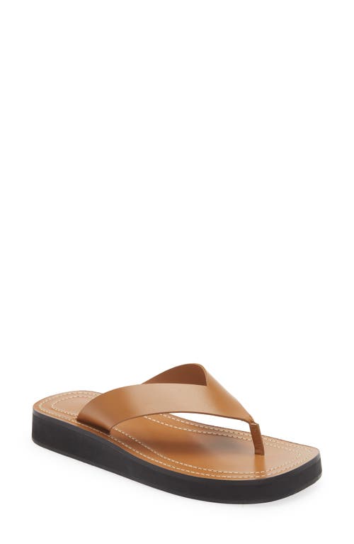 THE ROW Ginza Flip-Flop Smooth Calfskin Sandals | Smart Closet