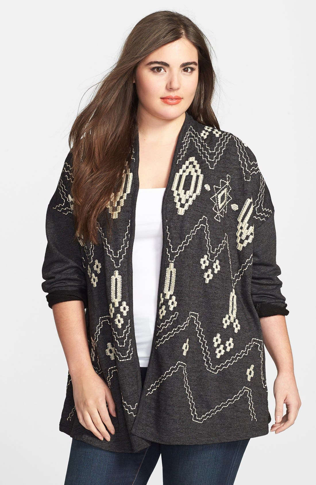 lucky brand embroidered jacket