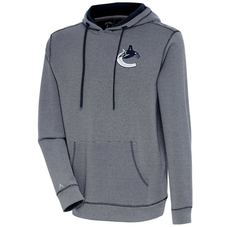 Shop Antigua Navy Vancouver Canucks Axe Bunker Tri-blend Pullover Hoodie