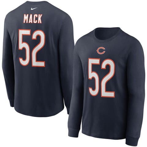 Outerstuff Khalil Mack Chicago Bears Youth Player Name & Number V-Neck Top - Navy, Size: XL, Blue