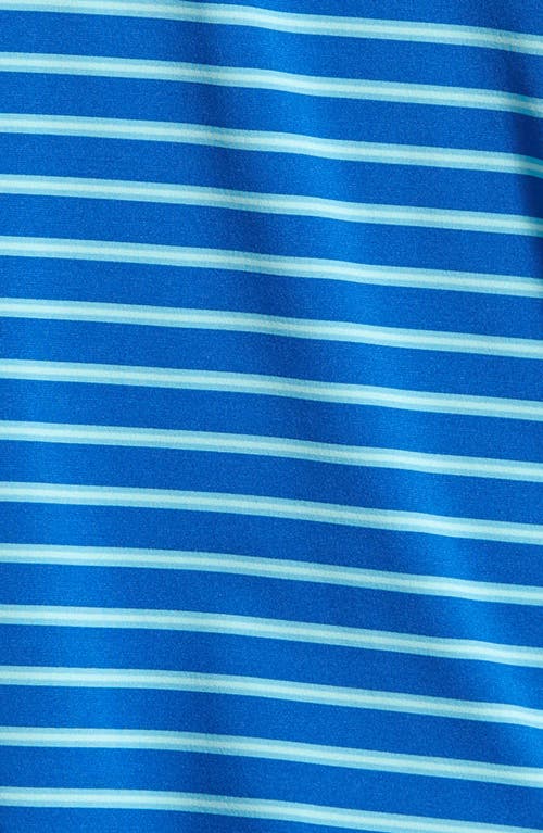 Shop Psycho Bunny Kids' Willis Sport Stripe Polo In Electric Blue