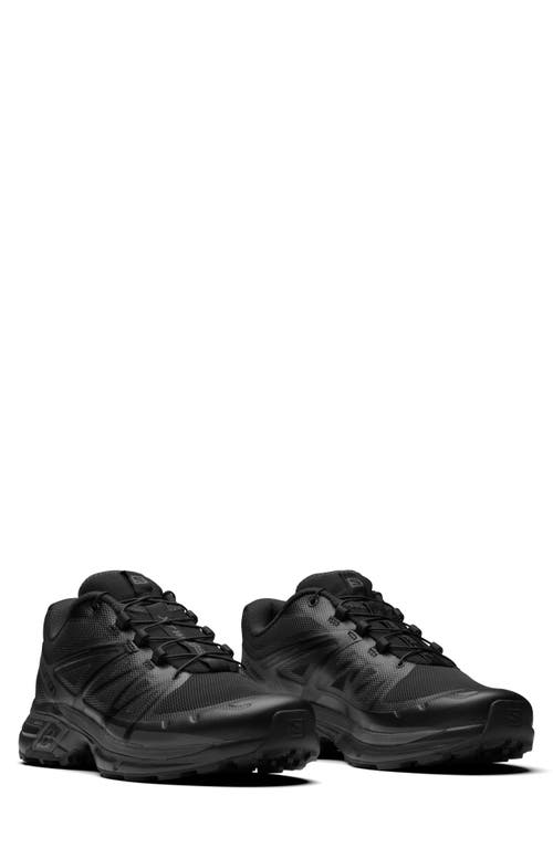 Salomon Gender Inclusive XT-Wings 2 Sneaker in Black/Black at Nordstrom, Size 12.5 Women's