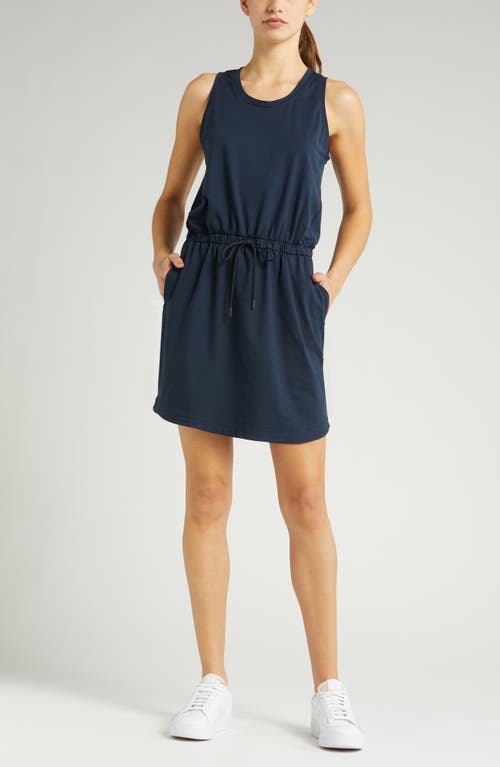 Live In Sleeveless Dress in Navy Sapphire