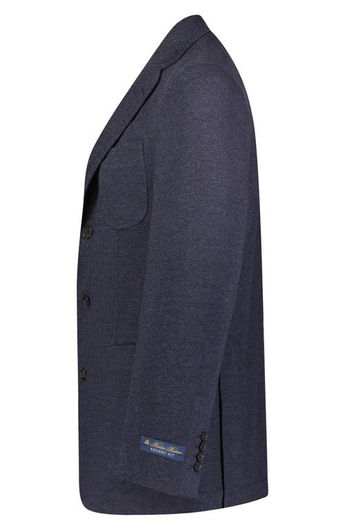 Brooks Brothers Fancy Regent Fit Wool Blend Sport Coat In Navy Hb