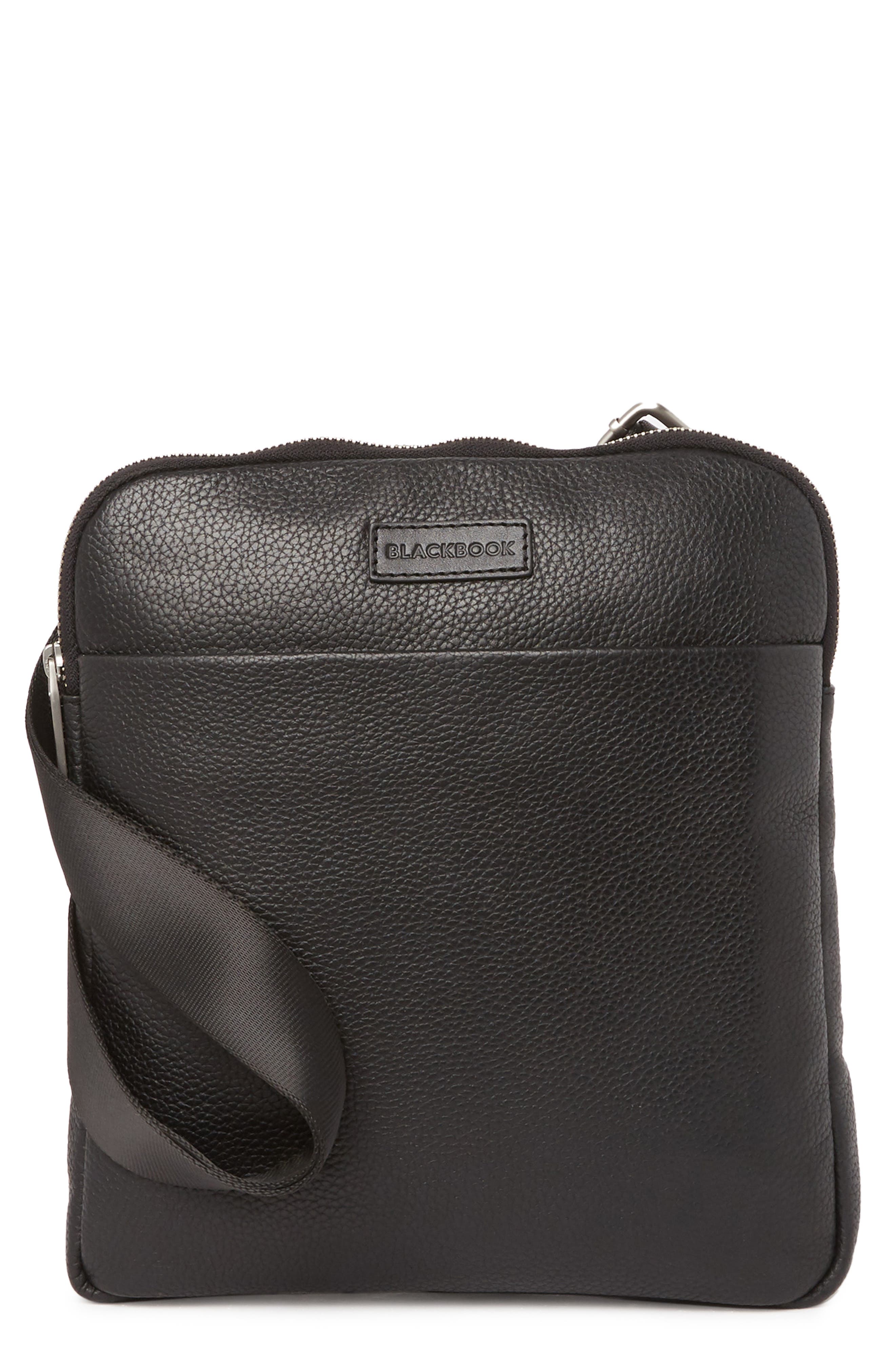 Bugatti Horizon 2 Blackbook Leather Crossbody Bag