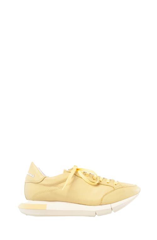 Lisieux Sneaker in Pastel Yellow