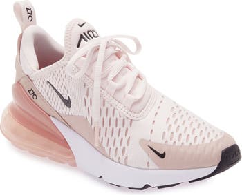 nike women w air max 270 white med soft pink pearl pink