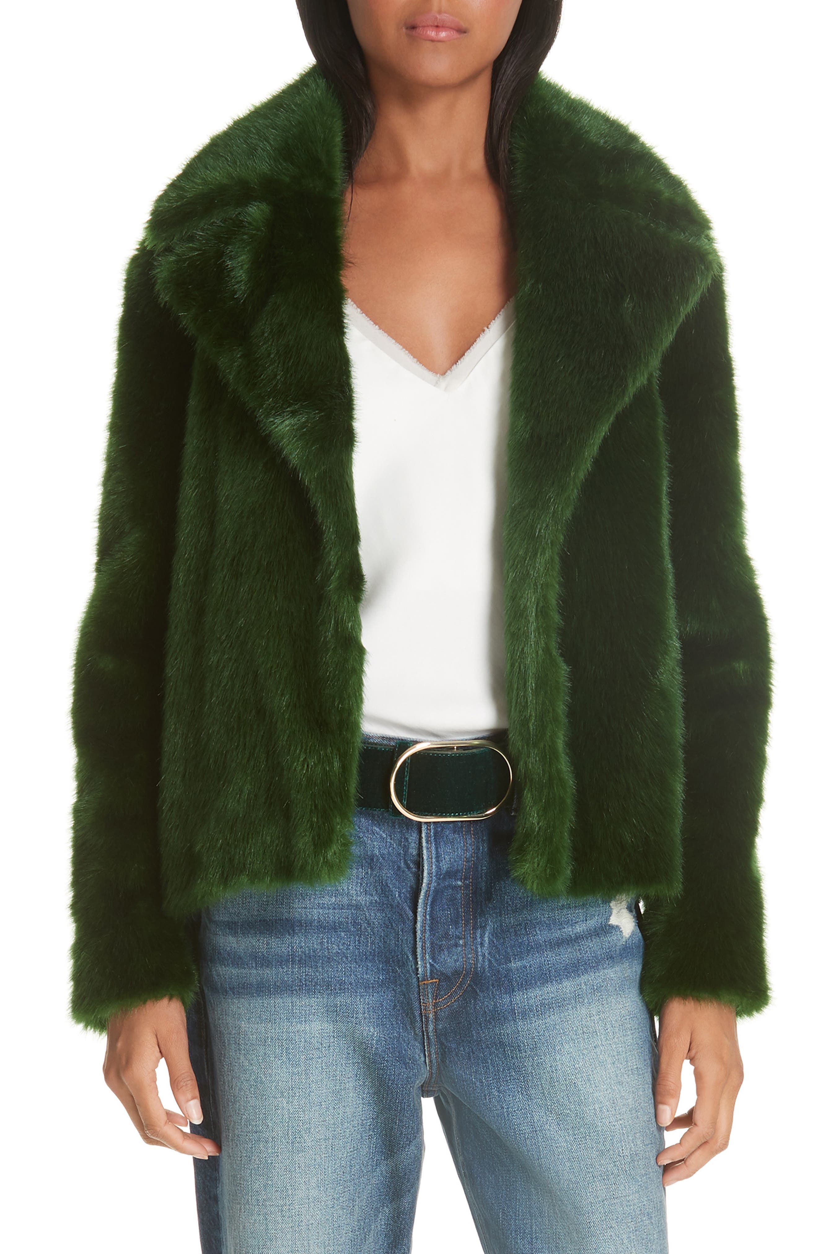 nordstrom faux fur coat