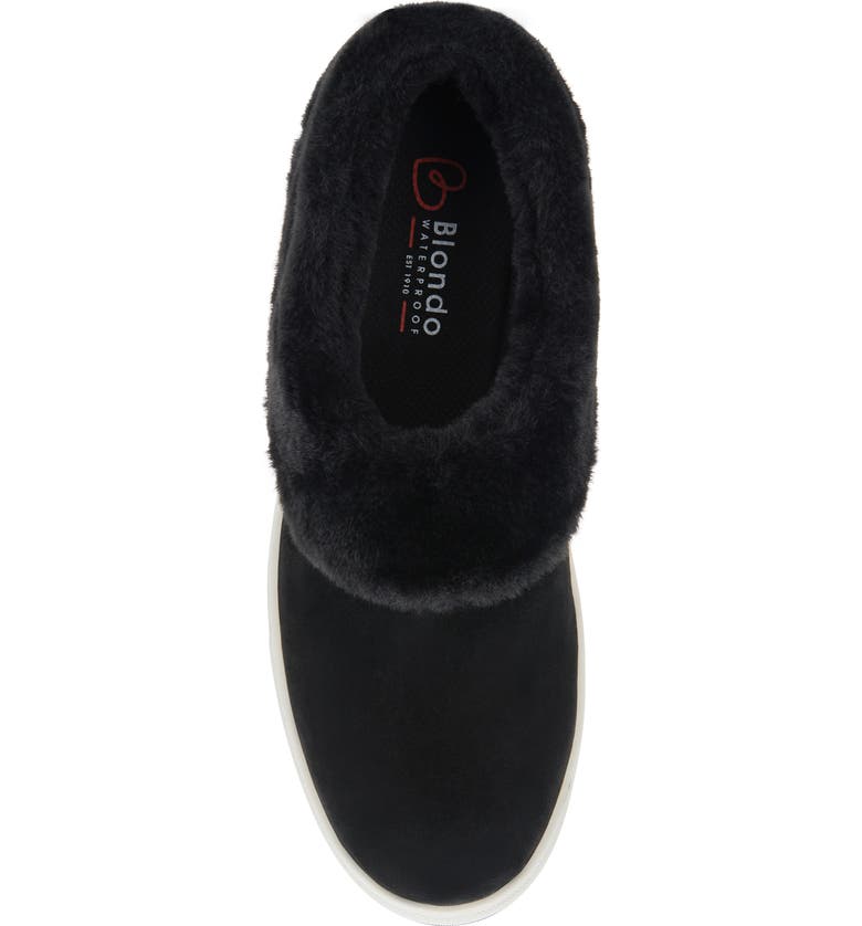 BLONDO Suri Waterproof Slip-On Sneaker, Main, color, BLACK SUEDE