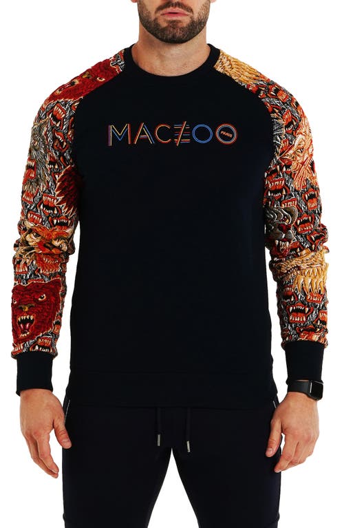 Maceoo Cotton Sweater Blue at Nordstrom,