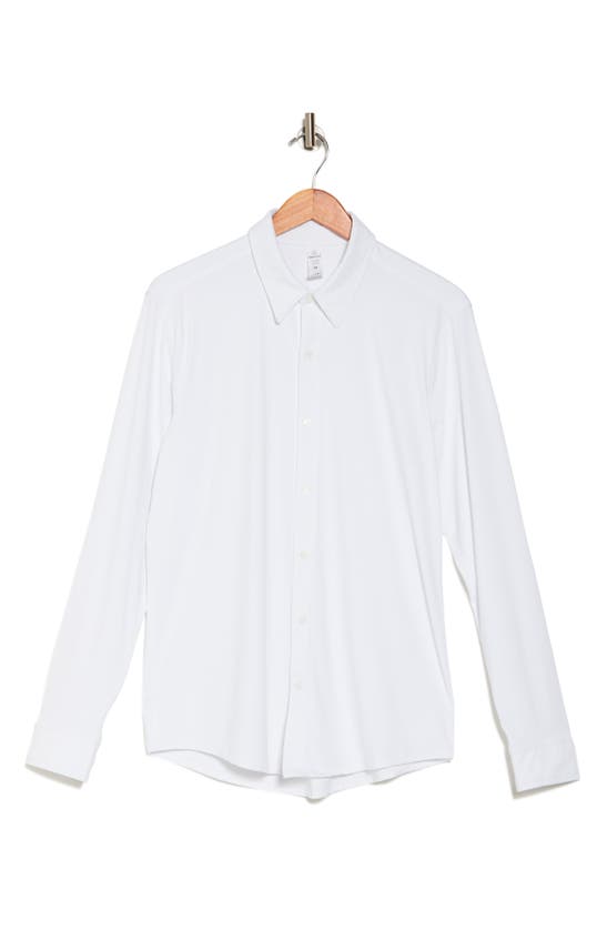 Shop 90 Degree By Reflex Phoenix Ultimate Performance Button-up Shirt In White