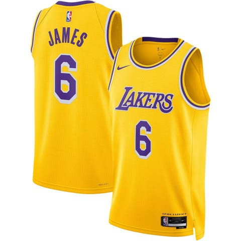 LeBron James Los Angeles Lakers Nike Time Warp Long Sleeve T-Shirt - White