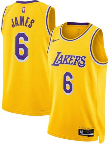 Unisex Nike Gold Los Angeles Lakers 2023/24 Authentic Pregame Long Sleeve Shooting Shirt Size: Large