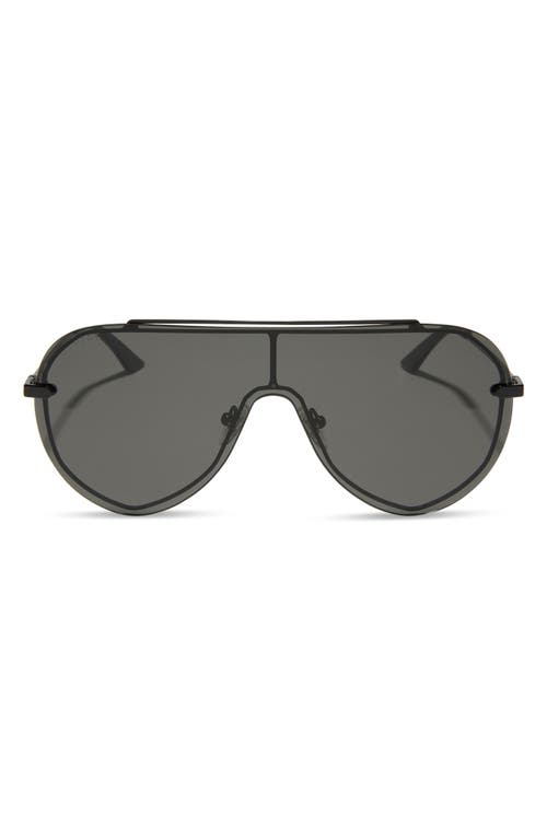 DIFF DIFF IMANI 139MM GRADIENT SHIELD SUNGLASSES 