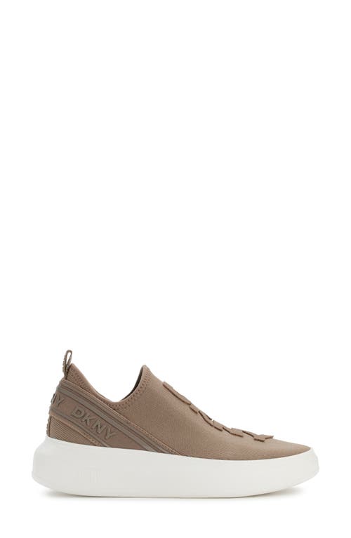 Dkny Jonas Knit Platform Sneaker In Ash