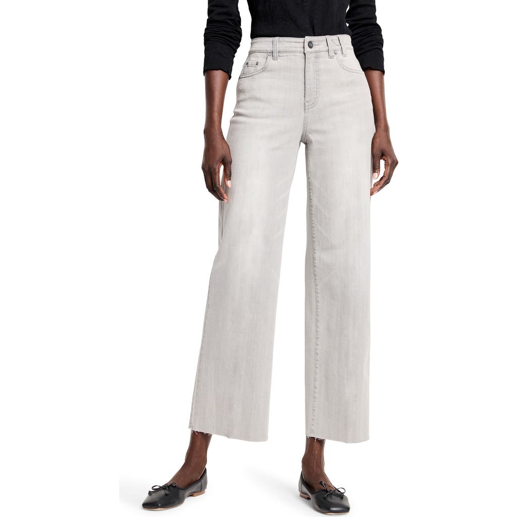 Nic + Zoe Nic+zoe Wide Leg Weekend Jeans In Mercury In Mercury