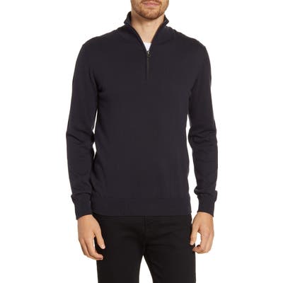 French Connection Regular Fit Half Zip Sweater, Green