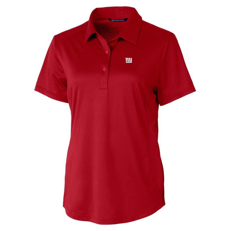 Shop Cutter & Buck Red New York Giants Prospect Textured Stretch Polo