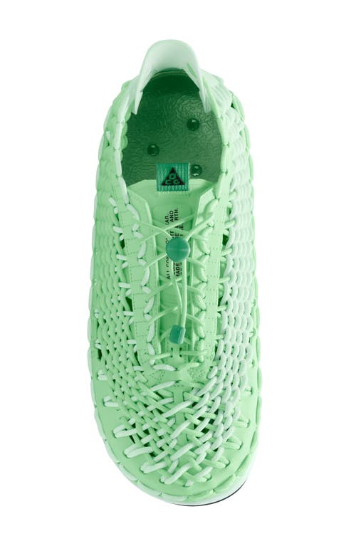 Shop Nike Gender Inclusive Acg Watercat+ Woven Sneaker In Vapor Green/vapor Green