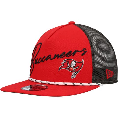 Men's Tampa Bay Buccaneers New Era Red/Natural Devoted Trucker 9TWENTY  Snapback Hat