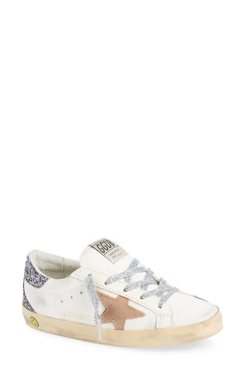 Golden Goose Kids' Super-Star Low Top Sneaker Cream/Beige/Dark Grey at Nordstrom,