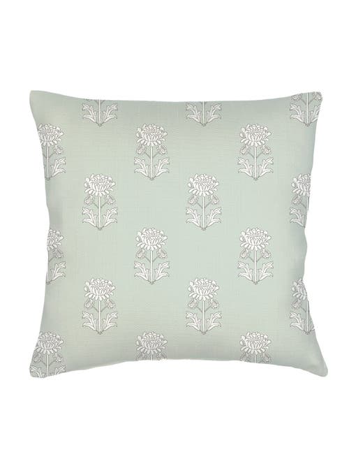 ANAYA ANAYA BLOCK PRINT LINEN PILLOW WITH DOWN INSERT 