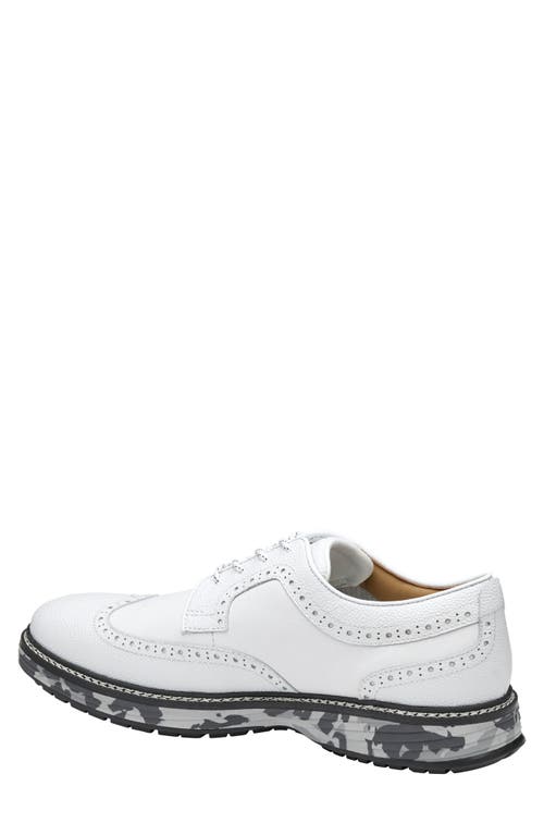 Johnston & Murphy Men's Waterproof Upton Gl3 Luxe Hybrid Shoes In White Wp Fg/scotch Grain