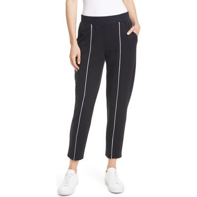 Atm Anthony Thomas Melillo French Terry Crop Sweatpants, Black