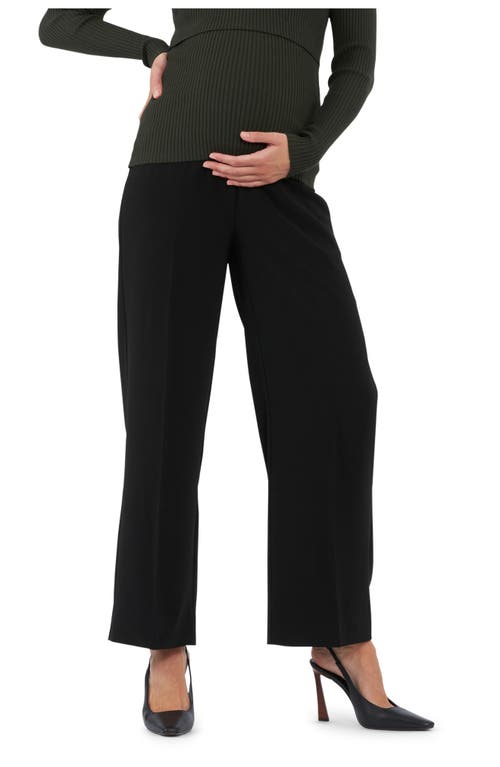 Shop Ripe Maternity Alexa Wide Leg Maternity Pants In Black