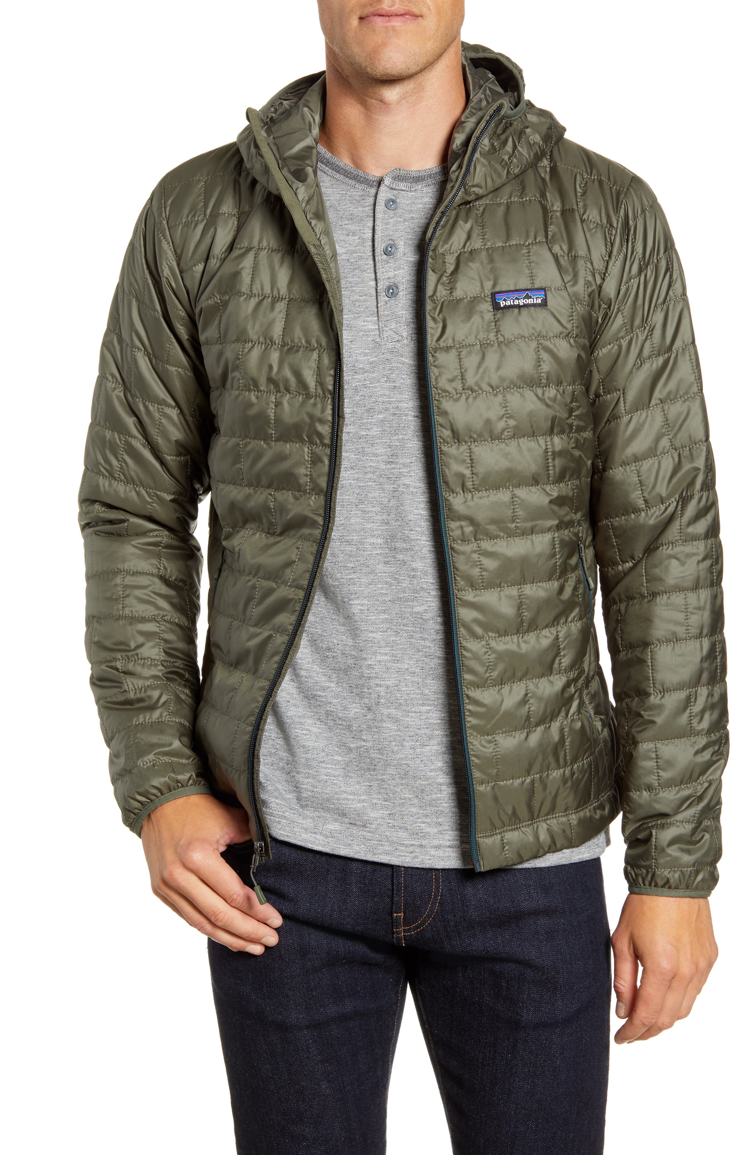 patagonia nano puff jacket forge grey