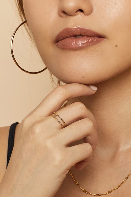 Oradina 14k Yellow Gold Hudson Petite Ring In Yellow Gold