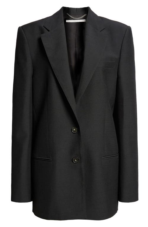 Stella McCartney Oversize Wool Blazer 1000 Black at Nordstrom, Us