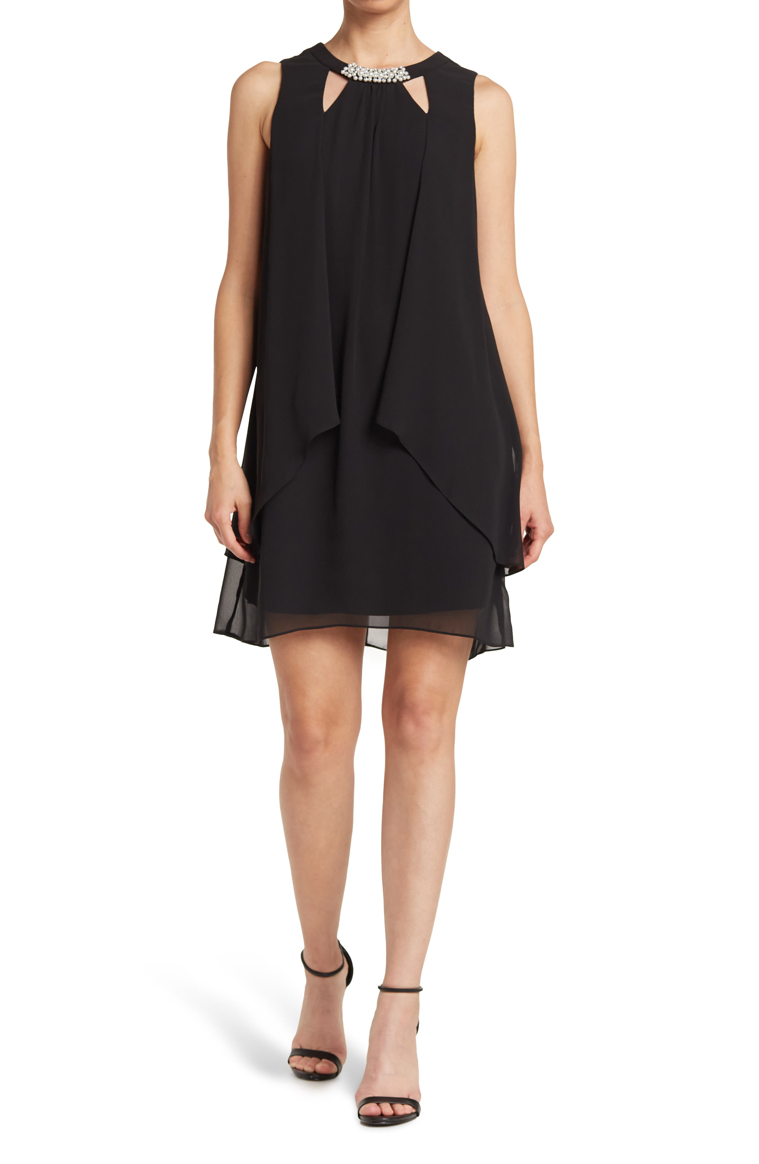 Black Chiffon Dress | Nordstrom