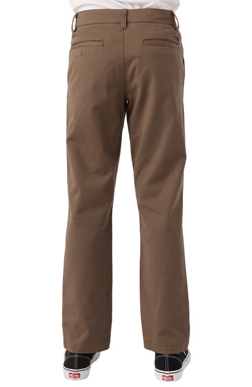 Shop O'neill Kids' Transporter Standard Fit Stretch Cotton Chinos In Chocolate Chip