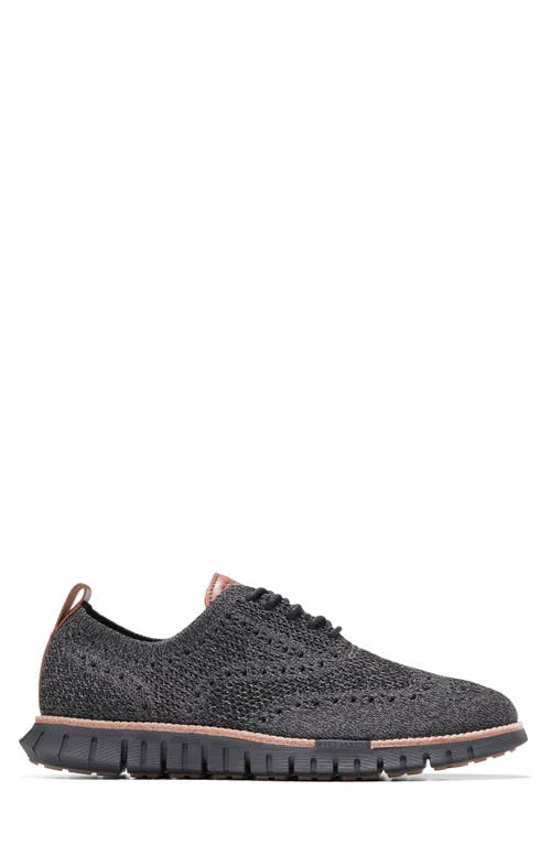 Shop Cole Haan Zerogrand Remastered Stitchlite™ Oxford In Magnet/black