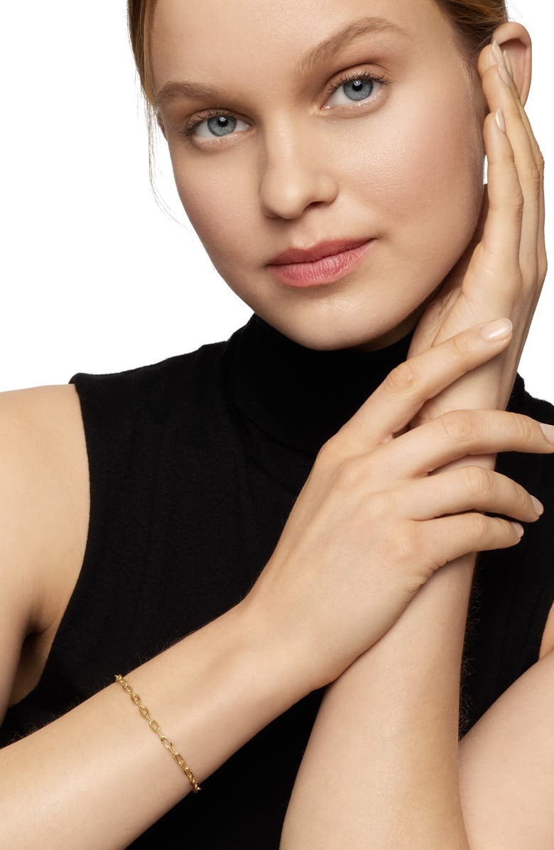 Madison Thin Bracelet in 18K Gold, 3mm
