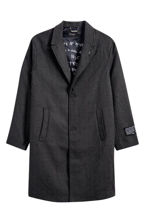 KSUBI KSUBI BATTERY HERRINGBONE COAT