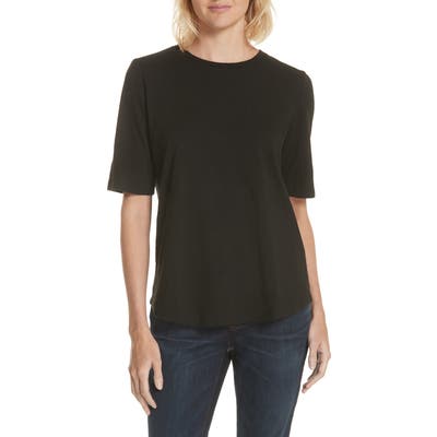 Eileen Fisher Crewneck Tee, Black