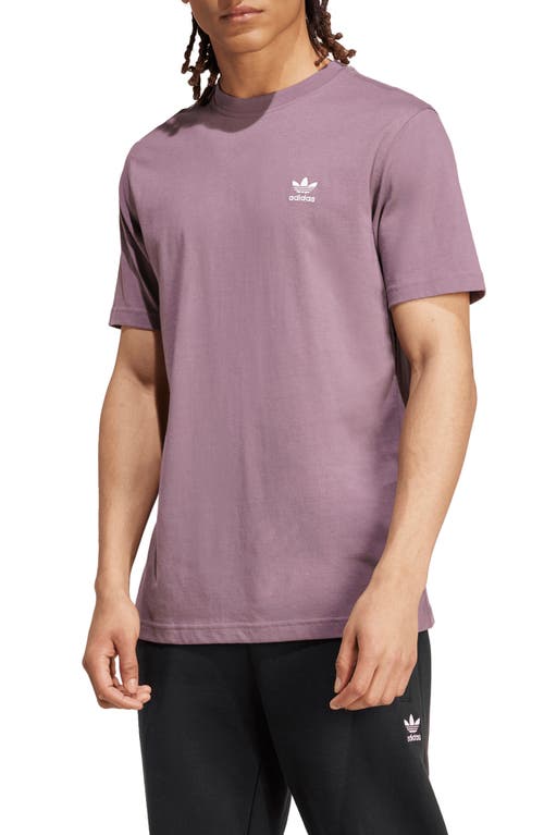 adidas Originals Essentials Trefoil Logo Cotton T-Shirt Shadow Fig at Nordstrom,