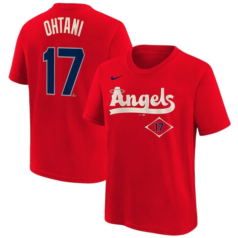 Nike Angels ユニフォーム Ohtani エンゼルス　シティコネクト Nike Kids' Preschool Shohei Ohtani Red Los Angeles Angels 2022