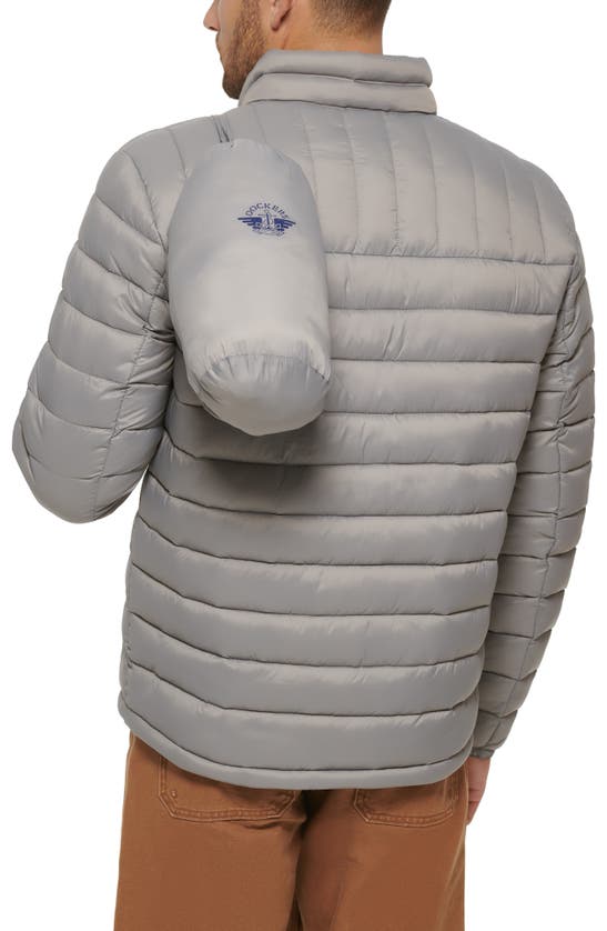 Shop Dockers ® Puffer Jacket In Grey