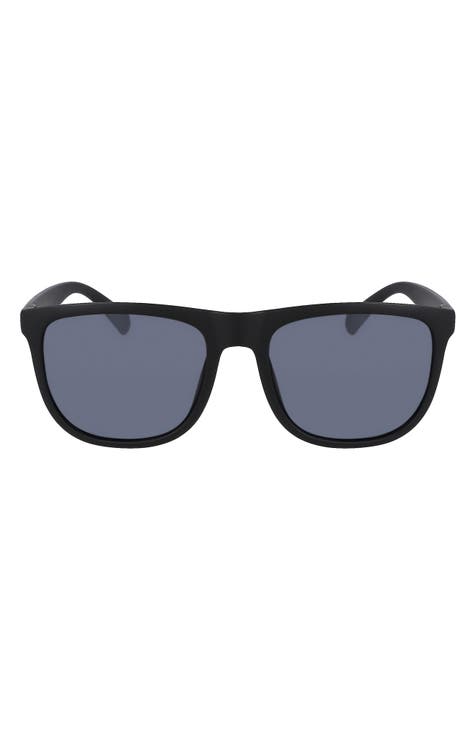 58mm Plastic Rounded Square Polarized Sunglasses